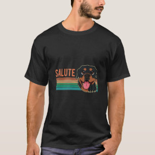 Camiseta Jugador de perro de Rottweiler dice 36