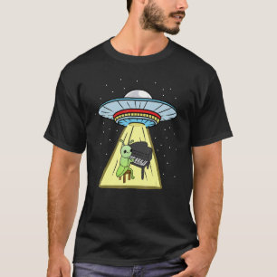 Camiseta Jugador De Piano De Grasshopper Ufo Abducción