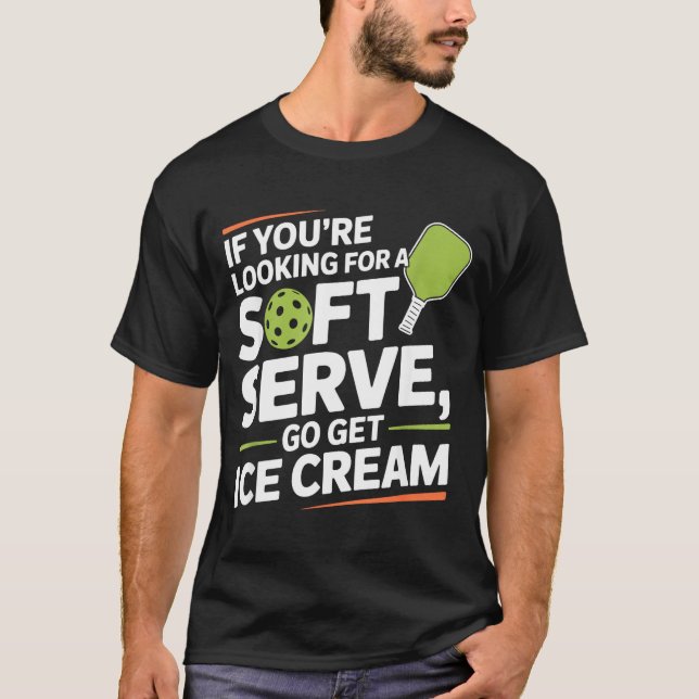 Camiseta Jugador de Pickleball Buscando Un Servicio Suave V (Anverso)