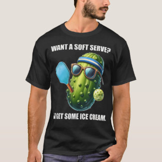 Camiseta Jugador de Pickleball de Helado Soft Serve