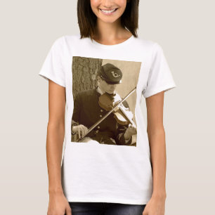 Camiseta Jugador de pie de guerra civil