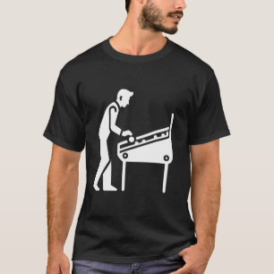 Camiseta Jugador de Pinball Gamer de Arcade Retro Estilo Si
