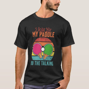 Camiseta Jugador de Ping Pong de Gatos - Torneo de Deportes