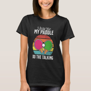 Camiseta Jugador de Ping Pong de Gatos - Torneo Deportivo d