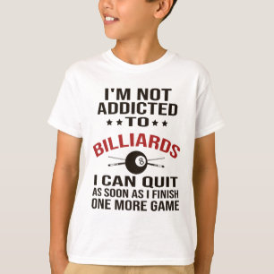 Camiseta Jugador De Piscina Billiards T Shirt A La Que No E