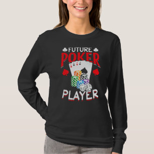 Camiseta Jugador de Poker Casino Bebé en el futuro Poker Pl