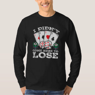 Camiseta Jugador de póker Cita Texas Holdem Gambler Humor P