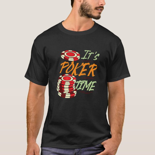 Camiseta Jugador de Poker Time (Anverso)