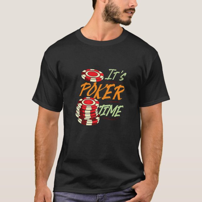 Camiseta Jugador de Poker Time (Anverso)