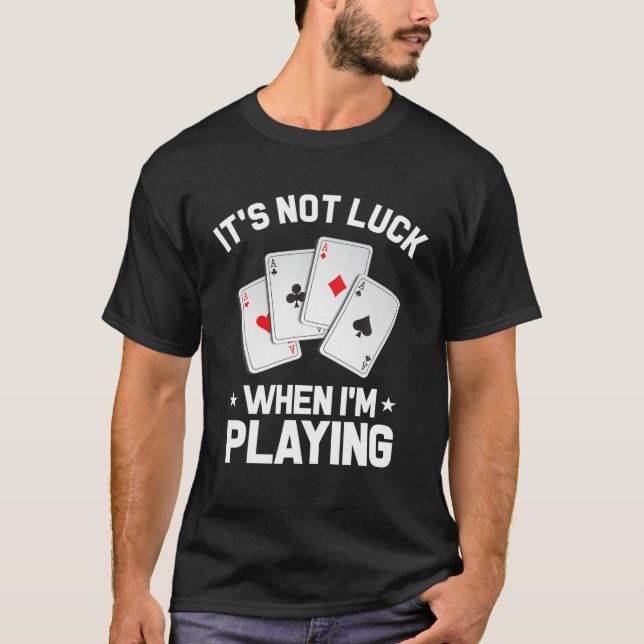 Camiseta Jugador de póquer Apostador Royal Flush Jackpot Pi (Anverso)