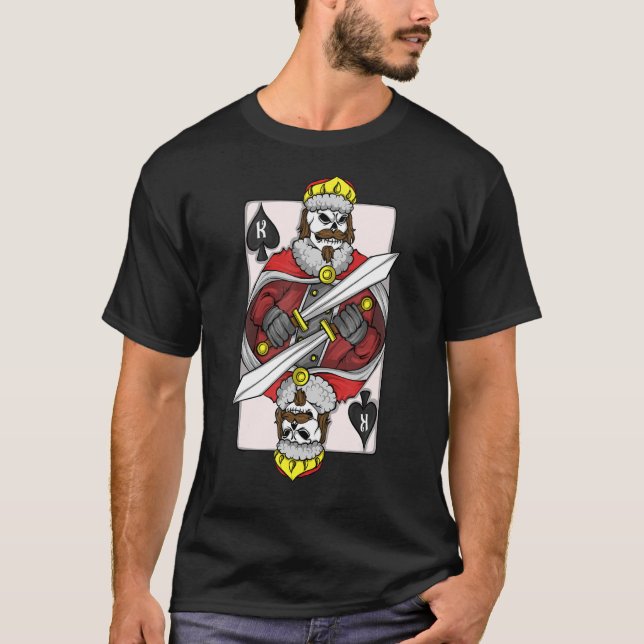 Camiseta Jugador de póquer de apuestas As de póquer Carta d (Anverso)