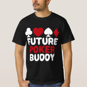 Camiseta Jugador de póquer futuro Buddy Baby Boy Chica Cute
