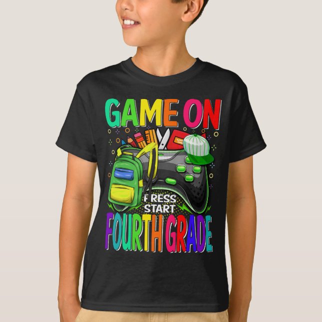 Camiseta Jugador De Primer Día De Cuarto Grado (Anverso)