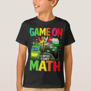 Camiseta Jugador de primer día de juego matemático de vuelt