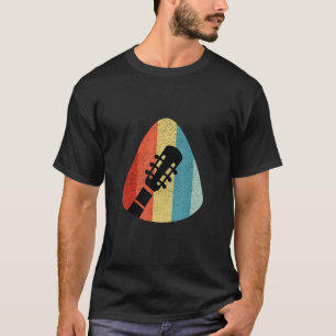 Camiseta Jugador de Púa de guitarra retro vintage Guitarist