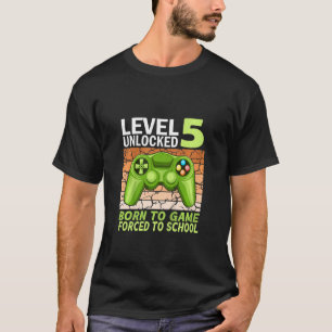 Camiseta Jugador de quinto cumpleaños forzado a la escuela