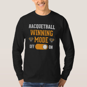 Camiseta Jugador de Racquetball Jugador de Deportes Baj