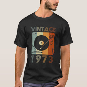 Camiseta Jugador de récords retro vintage 1973 Birthday Vin