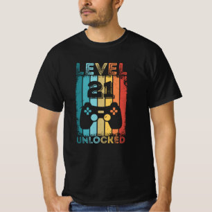 Camiseta Jugador de regalo de cumpleaños número 21 desblo