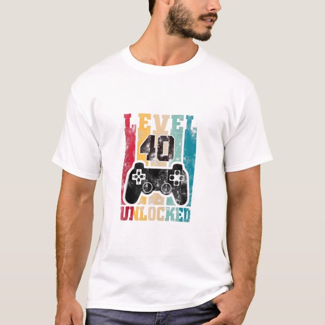 Camiseta Jugador de regalos de cumpleaños a los 40 años (Anverso)