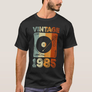 Camiseta Jugador de registro de vinilo de niños de 38 años