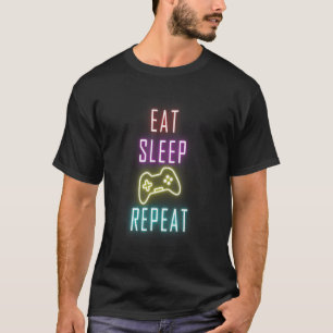 Camiseta Jugador de repetición de juego de sueño