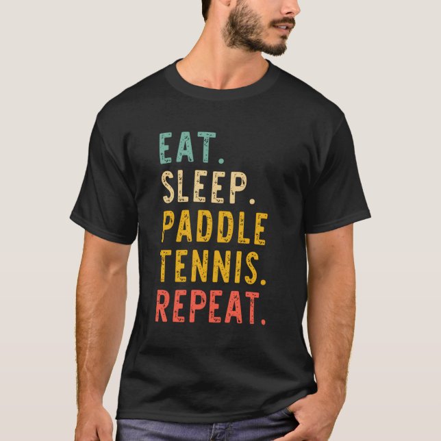 Camiseta Jugador de repetición de tenis de pádel para dormi (Anverso)