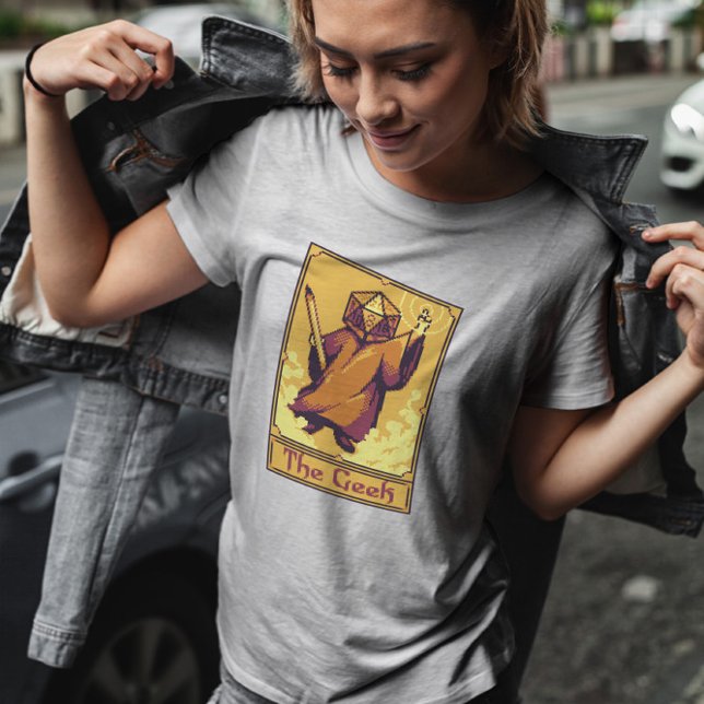 Camiseta Jugador de rol de tarjeta Tarot para píxeles (Subido por el creador)