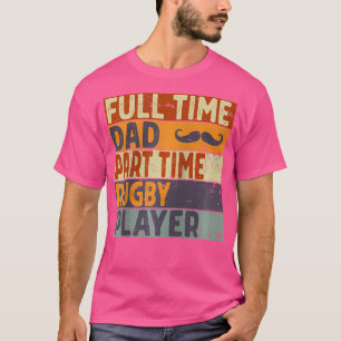 Camiseta Jugador de rugby a tiempo completo a tiempo parcia