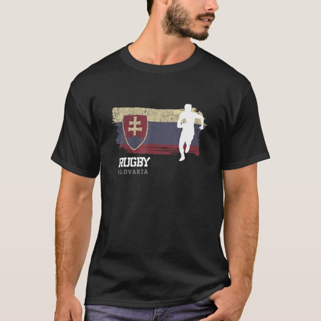 Camiseta Jugador de rugby Bandera Eslovaquia Bandera Deport (Anverso)