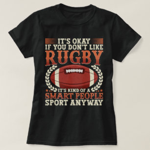 Camiseta Jugador De Rugby Como Una Gente Inteligente Deport