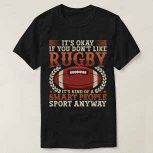Camiseta Jugador De Rugby Como Una Gente Inteligente Deport