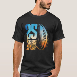 Camiseta Jugador de Rugby Cumpleaños 25 Años Hombre Mujer 2