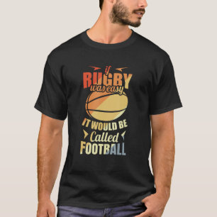 Camiseta Jugador de rugby de Chiste del jugador de rugby