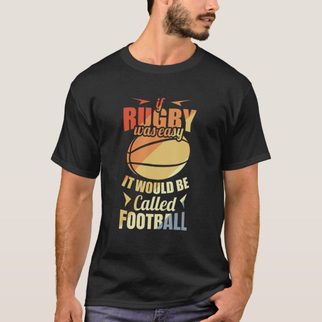 Camiseta Jugador de rugby de Chiste del jugador de rugby (Anverso)