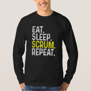 Camiseta Jugador de Rugby de repetición del sueño del sueño
