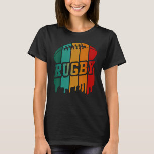 Camiseta Jugador de rugby de retro vintage entrenador de ru
