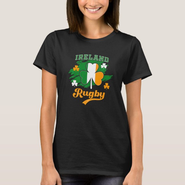 Camiseta Jugador de rugby irlandés y rugby irlandés (Anverso)