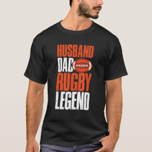 Camiseta Jugador de rugby Mens Rugbys Husband Dad Rugby Leg
