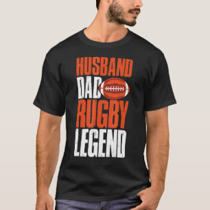 Camiseta Jugador de rugby Mens Rugbys Husband Dad Rugby Leg