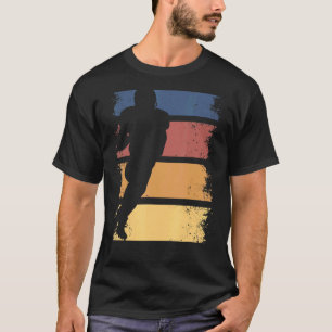 Camiseta Jugador de rugby retro estilo vintage