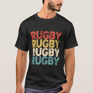 Camiseta Jugador De Rugby Retro Regalo Vintage Rugby For Ch