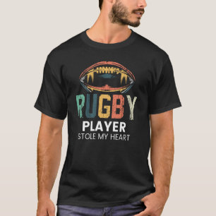 Camiseta Jugador de rugby Robo de Entrenador de Corazón Grá