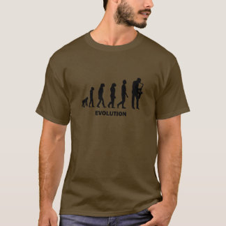 Camiseta jugador de saxofón divertido
