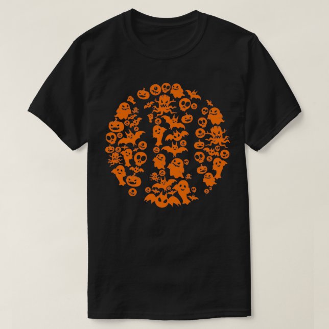 Camiseta Jugador de Softball con disfraces de Halloween Reg (Diseño del anverso)