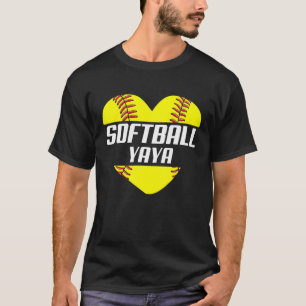 Camiseta Jugador de Softball Familia Regalos Softball Yaya 