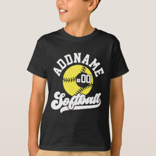Camiseta Jugador de Softbol Personalizado AGREGAR NOMBRE Eq