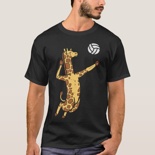 Camiseta Jugador de Spike Serke de Voleibol Giraffe Classic (Anverso)