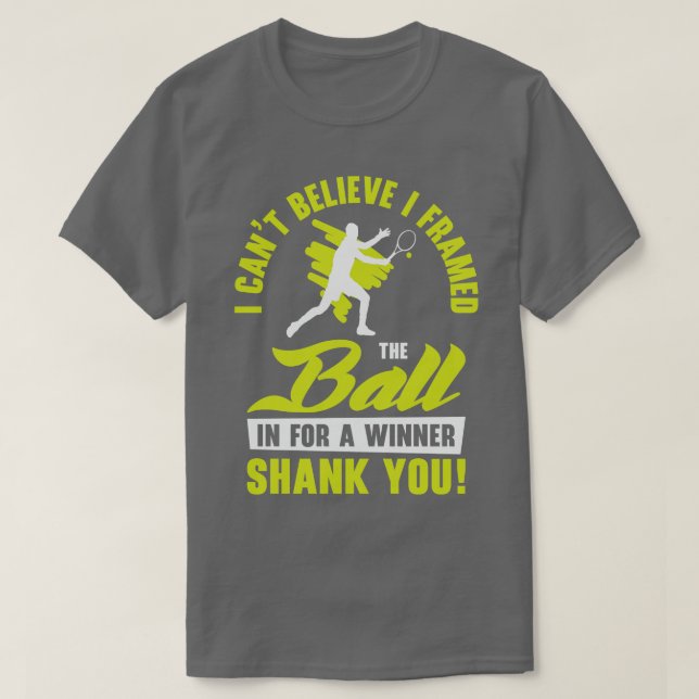 Camiseta Jugador de tenis 4 (Diseño del anverso)