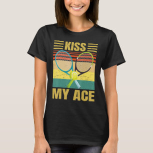 Camiseta Jugador de tenis besar mi hielo retro sarcasmo